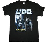 U.D.O. Animal House Heavy Metal UDO Saxon Accept Running Wild T-Shirt Black Manches Courtes(X-Large)