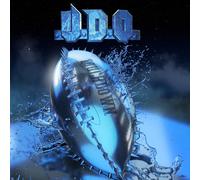 U.D.O. Touchdown clear + blue white splatter in (Vinyl)
