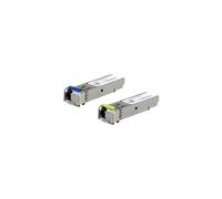 Ubiquiti U Fiber - Module transmetteur SFP (mini-GBIC) - GigE - mode unique LC - jusqu'à 3 km - 1310/1550 (TX) / 1550/1310 (RX) nm (pack de 2)