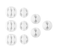 U-horizon 9 Pack Clips de Cble durable, Blanc