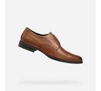 Geox Homme U Iacopo Tissu Oxford, Marron, 45 EU
