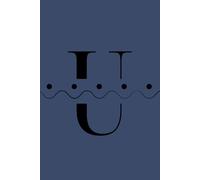 U: Initial Monogram Personal Letter alphabet Journal, 2025 Pantone color of the year, Future dusk, Personalized Lined Notebook For Kids, Boys and ... Soft Cover Diary, 120 Pages, size 6x9 inch.