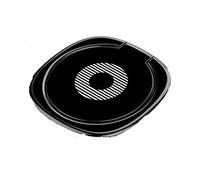 U-K 1 Support d'anneau de Support de Bague de téléphone Rond Ultra-Mince pour Smartphone (Noir) Utile et Professionnel