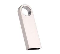 U/K Clé USB 2.0 haute vitesse 32 Go étanche avec métal U et porte-clés pour cadeau créatif Argent économique et durable