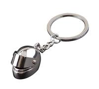 U/K Joli porte-clés pour casque de moto - Pendentif - Boucle - Sac à dos - Ornements argentés robustes et économiques