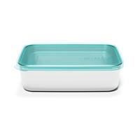 U-Konserve - Récipient rectangulaire en acier inoxydable avec couvercle en silicone - Island Teal - 1,35l