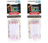 U-Lace Mix N Match, Lacets Mixte, Blanc, Taille Unique