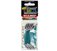 U-Lace MIX OCEAN TEAL Lacets bleu océan élastiques plats sans laçage Enfant Adulte de 7 à 77 ans