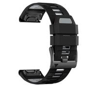 U-LIMVE Bracelet montre pour Garmin Fenix 8 51mm/Fenix 7X/Fenix 7X Pro/Fenix 6X/Fenix 6X Pro/Fenix 5X/Fenix 3, 26mm Silicone QuickFit Band