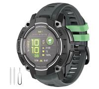 U-LIMVE Bracelet montre pour Garmin Instinct 3 45mm/Instinct E 45mm, 22mm Silicone Replacement Watch Band