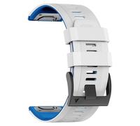 U-LIMVE Bracelet Silicone QuickFit 26 mm pour Garmin Fenix 8/7X/6X/5X/3, Descent Mk3i/Epix Pro/TACTIX 7