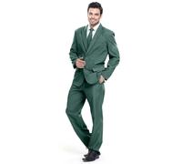 U LOOK UGLY TODAY Homme Costume Party Suit de Noel Coupe Normale Costumes de Fête Camaïeu y Compris Le Pantalon et la Cravate XL