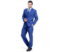 U LOOK UGLY TODAY Homme Costume Party Suit de Noel Coupe Normale Costumes de Fête Camaïeu y Compris Le Pantalon et la Cravate 3XL