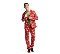 U LOOK UGLY TODAY Homme Noël Party Suits pour Soirée déguisement Fêtes Carnaval,18007,M