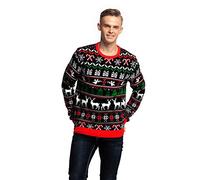 U LOOK UGLY TODAY Pull de Noël Laid pour Les Hommes, Festif pour Une Fête de Noël,Fab Festive Fair Isle,L