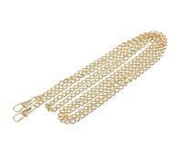 U-M Chaîne de rechange fine en métal pour sac à main, sac à bandoulière, 120 cm, doré, confortable et respectueux de l'environnement, moyen