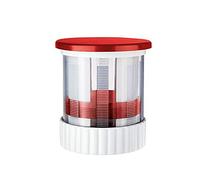 U-M Moulin à beurre râpe pour tartiner et faire fondre plus facilement le pain, les légumes, le maïs et le fromage, rouge + blanc, adorable qualité et pratique, 9*9*10.2