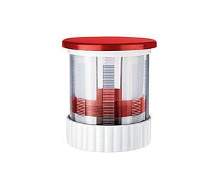 U-M Moulin à beurre râpe pour tartiner et faire fondre plus facilement le pain, les légumes, le maïs et le fromage, rouge + blanc, adorable qualité et pratique, 9*9*10.2