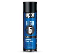 U-pol HIGH#5 - High Build Primer Filler 450 ml Aérosol, Noir