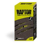U-POL Kit 1 Bouteille Raptor Pack Bouteille de Revêtement et Bidon Durcisseur - Noir - Ref. RLB/S1