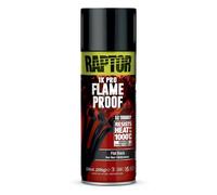 U-POL RAPTOR Flameproof | ignifuge | résistant à la chaleur jusqu'à 1000 °C | Peinture en aérosol thermique | Protection d'échappement, moteur et collecteur d'échappement contre la rouille | séchage