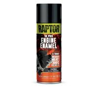 U-POL RAPTOR Peinture Émail Moteur 1K - Résistante à la Chaleur Jusqu'à 300°C, Pour Blocs et Compartiment Moteur, Protection Contre Chaleur, Huile et Liquides des Véhicules (Noir)