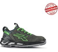 U-Power - Baskets de sécurité basses avec renfort anti-shock NAOS - Usage général - ESD S3 CI SRC 37 Gris / Vert