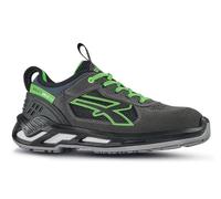 U-Power - Baskets de sécurité Basses avec Renfort Anti-Shock Negan - Usage général - ESD S1P SRC 40 - Gris/Vert