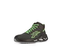 U-Power - Baskets de sécurité hautes anti abrasion avec renfort anti-shock HARRY - Usage général - ESD S3 CI SRC 44 - Noir / Vert