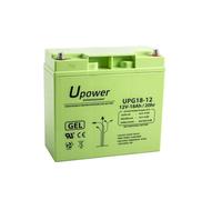 U-Power Batterie Plomb GEL 12V 18Ah T6mm