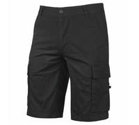 U-Power - Bermuda de travail noir Slim SUMMER M