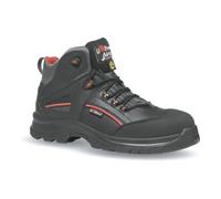 Botte De Sécurité Teck Taille 47 Noir/Rouge S3 Src Esd En Iso 20345 Cuir Lisse U