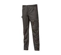U-Power Bravo Top Pantalon de Travail pour Homme, Pantalon Cargo à Taille élastique, avec Poche latérale multifonctionnelle, vêtement extérieur résistant et Durable (Grey Iron S)