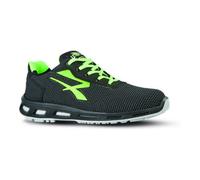 U-Power Red Lion Lolly, Chaussures de sécurité unisexes, légères, flexibles, anti-crevaison en cuir, avec insert Infinergy, avec embouts en aluminium (Grey&Blue 42)