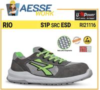 U Power Chaussures de Sécurité UPOWER Rio S1P Src ESD Perméable À L'Air Été