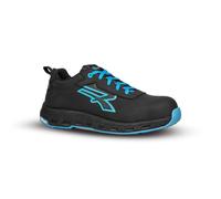 U-POWER DON'T WORRY... BE HAPPY! Alyx Esd S3s CI Hi Hro Fo Sr Chaussure de sécurité unisexe - adulte, Noir et bleu., 42 EU