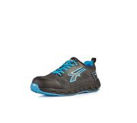 U-Power Chaussures de sécurité pour homme DON'T WORRY... BE HAPPY! Noir Bleu Clair 45 EU