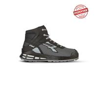 U-POWER DON'T WORRY... BE HAPPY! Mixte Scarpe Antinfortunistiche Da Lavoro, Scarpa Bassa, Modello Fantom S ESD S3s Ci Fo SR, Con Puntale Antiperforazione Chaussure de sécurité, Noir et Gris, 47 EU