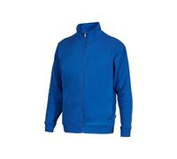 U-Power Don't Worry... BE Happy! SOTRA Blue Royal Sweatshirt de Travail sans Capuche