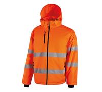 U-POWER DON'T WORRY... BE HAPPY! Veste matelassée de travail IMAI Orange Fluo