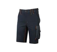 U-Power Future Mercury, Short Cargo d'été pour Homme, Demi-Pantalon ajusté, Grandes Poches Multiples, Tissu Extensible, vêtements d'extérieur Confortables (Deep Blue 4XL)