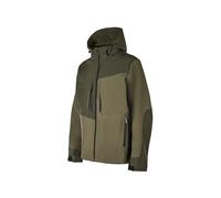 U POWER Giacca Softshell Verve, Cappuccio Removibile E Regolabile, 96% Poliestere 4% Elastane Veste, Capuche Amovible et réglable, 96% Polyester, 4% élasthanne, Dark Green, XL Homme