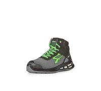 U Power Homme Barret Esd S3s CI Fo Sr, Noir Vert Fluo, 42 EU