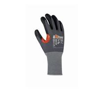 U-Power Kumba Gants De Travail Anti-sécurité Soutien Nylon Spandex Split Nitrile Renforcement Entre Police Indice Résistance Abrasion Protection Risques Mécaniques Thermiques Gris 8/M