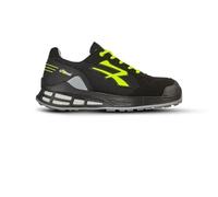 U-Power Red Premium Egon, Chaussures de sécurité basses en nylon respirant et microfibre, embout en aluminium, semelle Infinergy, anti-perforation, Noir , 38 EU