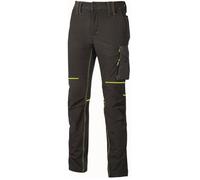 U-POWER | Pantaloni da Lavoro Uomo WORLD, in Tessuto Stretch, Slim-Fit, Idrorepellente e Traspirante, 86% nylon 14% spandex