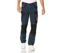 U-Power Pantalon pour homme, pantalon cargo multi-poches, poches genouillères, poche cuisse amovible, tissu confortable, insert élastique, vêtements d'extérieur (RUST JEANS 58)