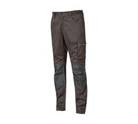 U-POWER | Pantalone Cargo M on ampie Tasche Multifunzionali, vestibilità slim-fix con protezione lombare, profili reflex , 64% Poliestere 34% Cotone 2% Elastane