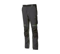 U-POWER | Pantaloni da Lavoro Uomo ATOM, Idrorepellenti, Protezione Ginocchia, Alta Traspirabilità, 90% nylon 10% spandex