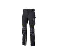 U-POWER | Pantaloni da Lavoro Uomo ATOM, Idrorepellenti, Protezione Ginocchia, Alta Traspirabilità, 90% nylon 10% spandex